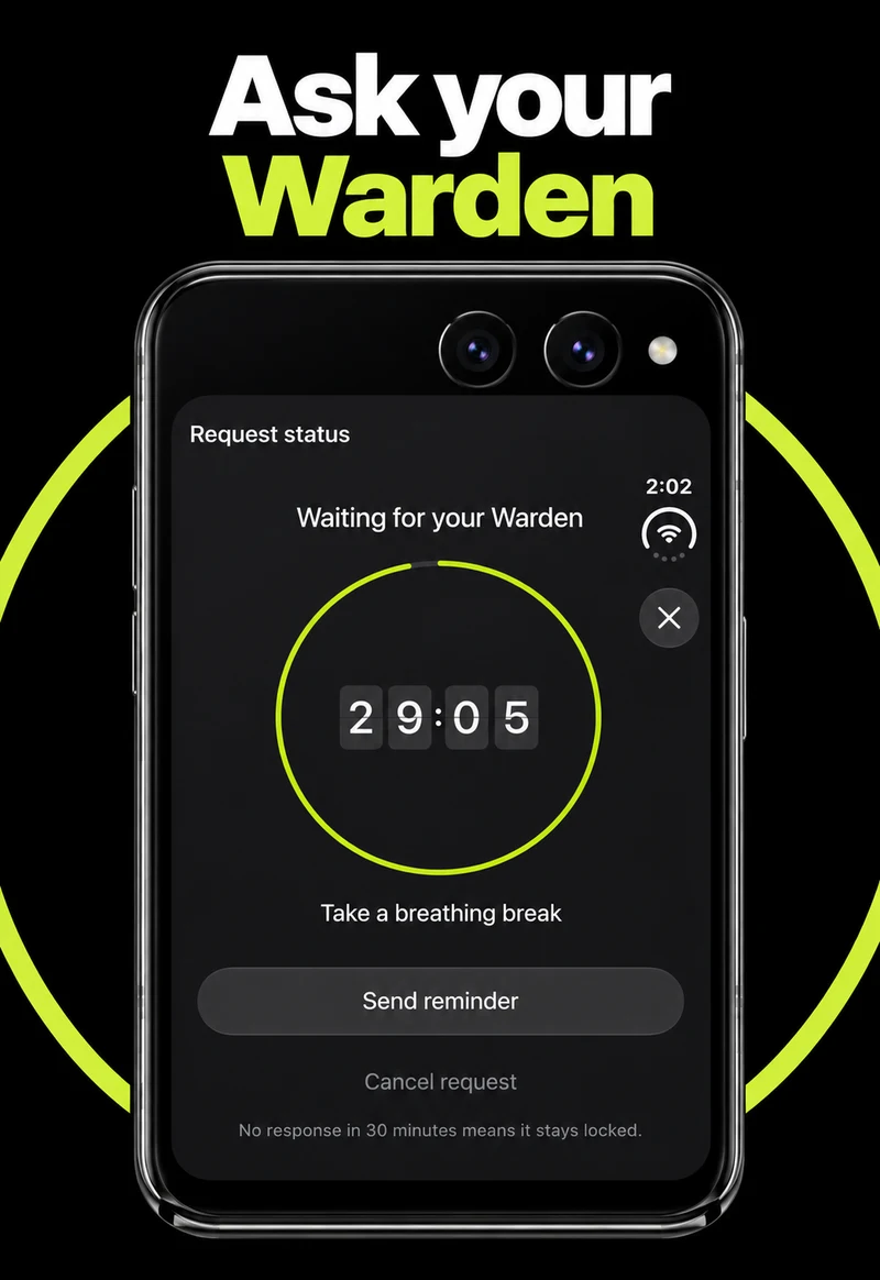 Warden: request extra time from your Warden