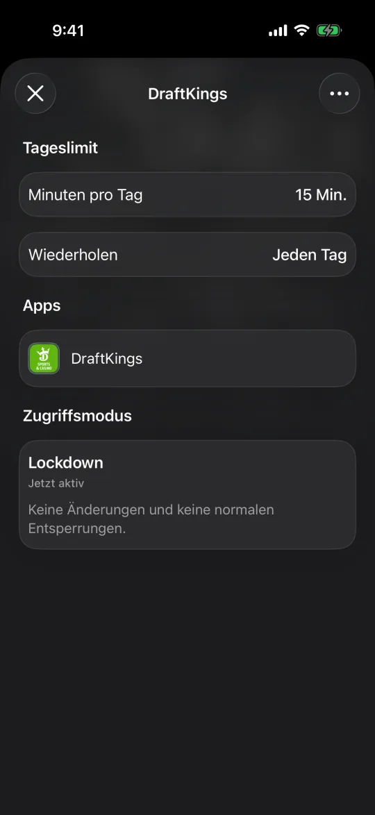 Ein Warden-Tageslimit für DraftKings